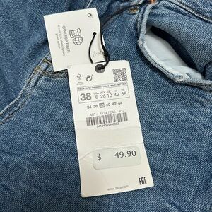 Zara Blue Skinny Jeans